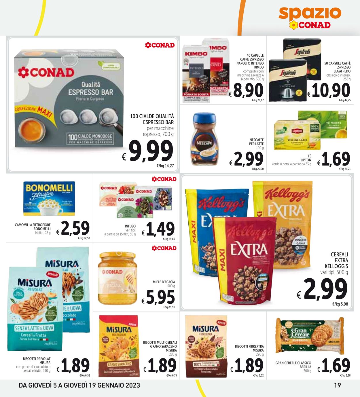 Volantino Conad 05.01.2023 - 19.01.2023