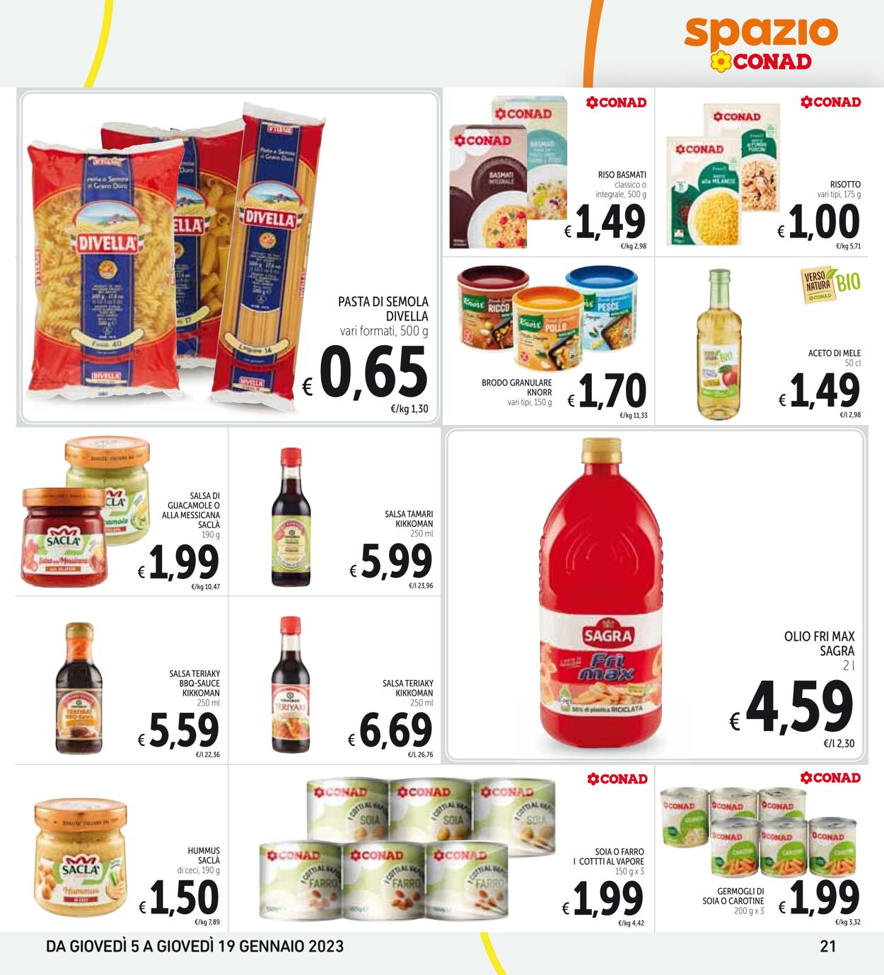 Volantino Conad 05.01.2023 - 19.01.2023