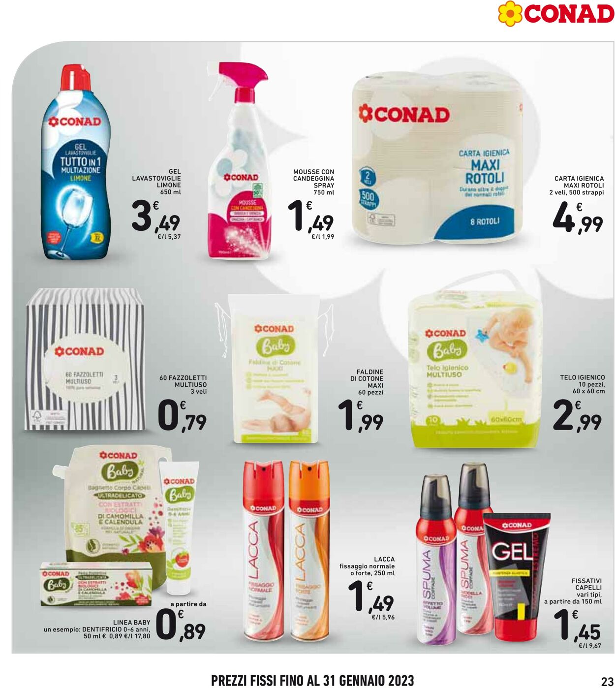 Volantino Conad 05.01.2023 - 19.01.2023