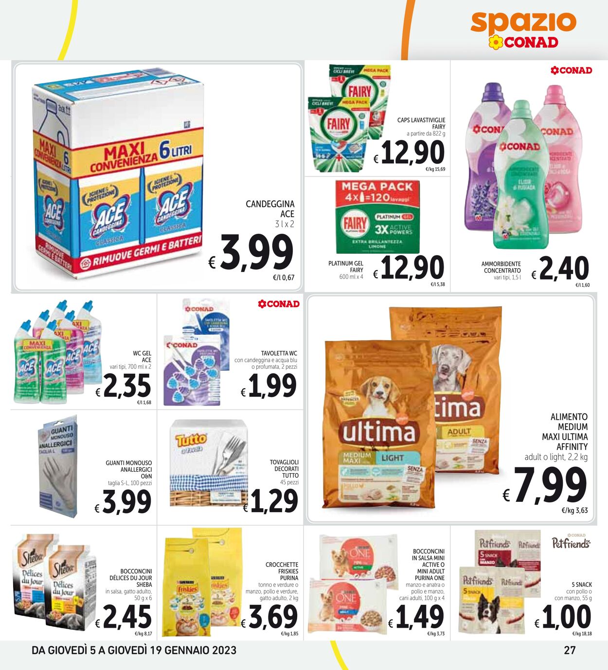 Volantino Conad 05.01.2023 - 19.01.2023