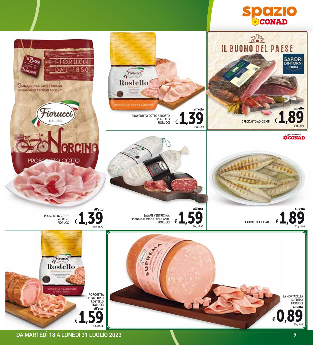 Volantino Conad 18.07.2023 - 31.07.2023