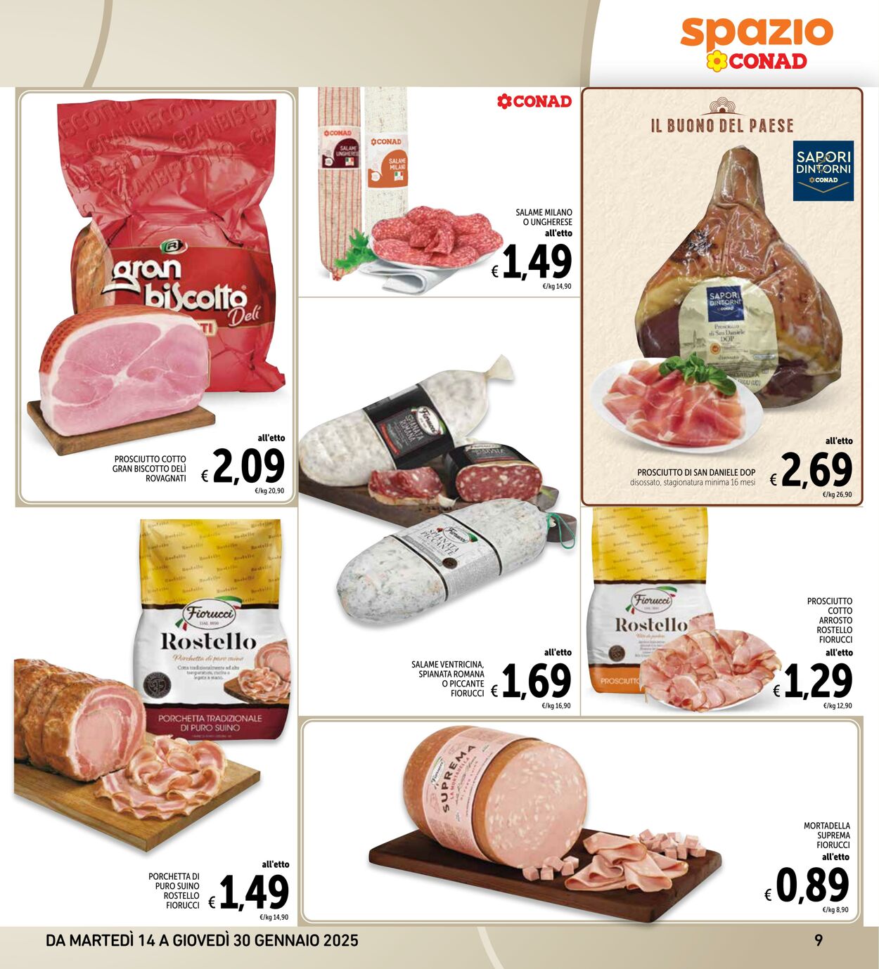 Volantino Conad 14.01.2025 - 30.01.2025