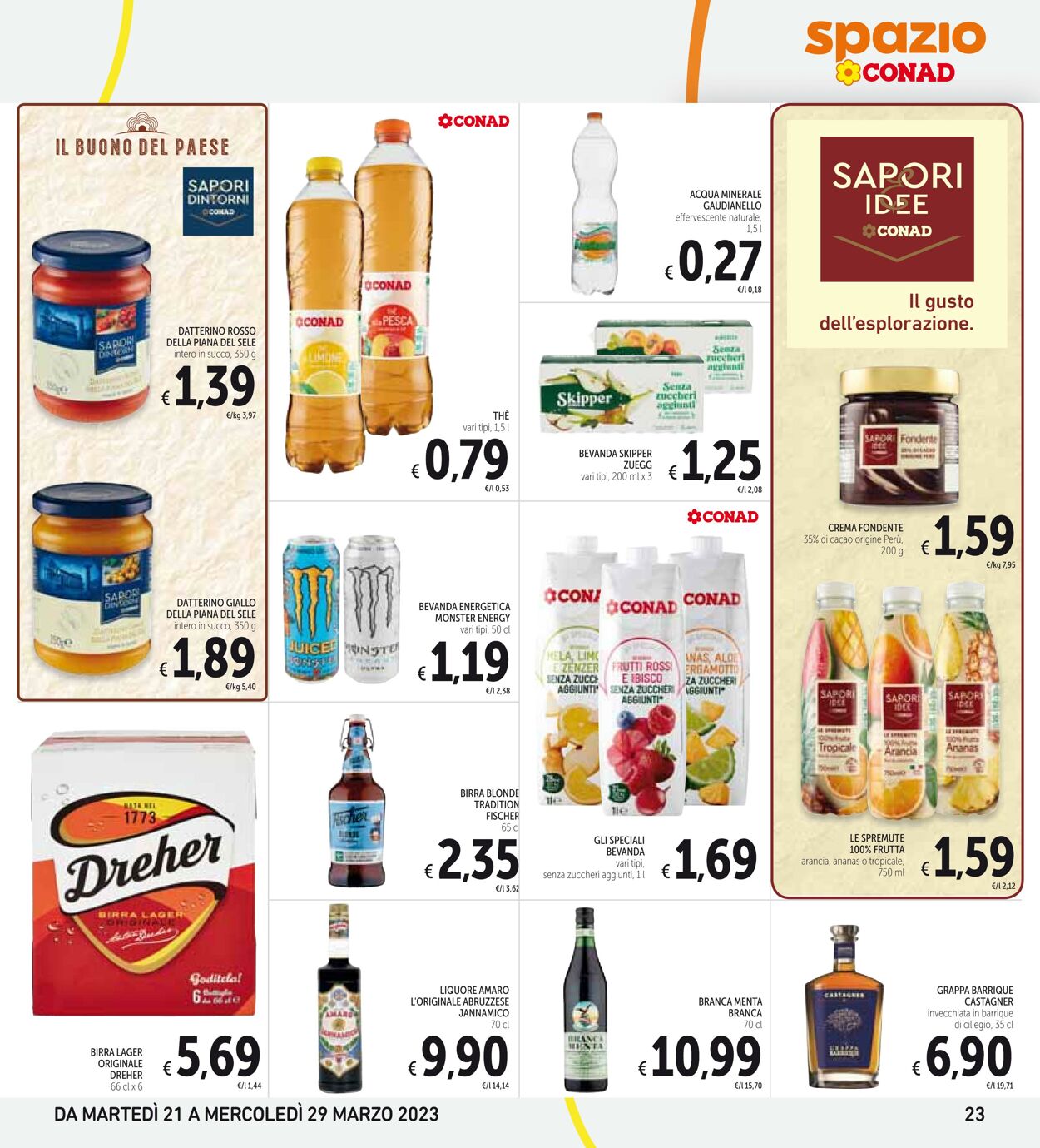 Volantino Conad 21.03.2023 - 29.03.2023