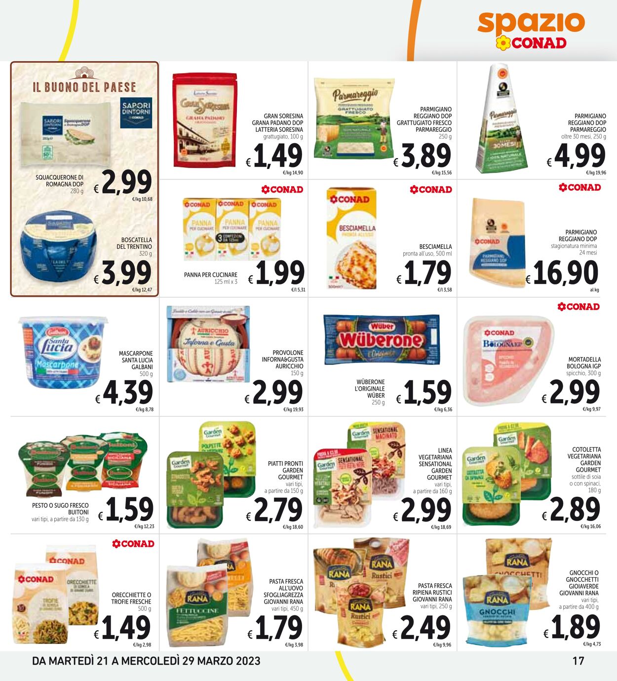 Volantino Conad 21.03.2023 - 29.03.2023