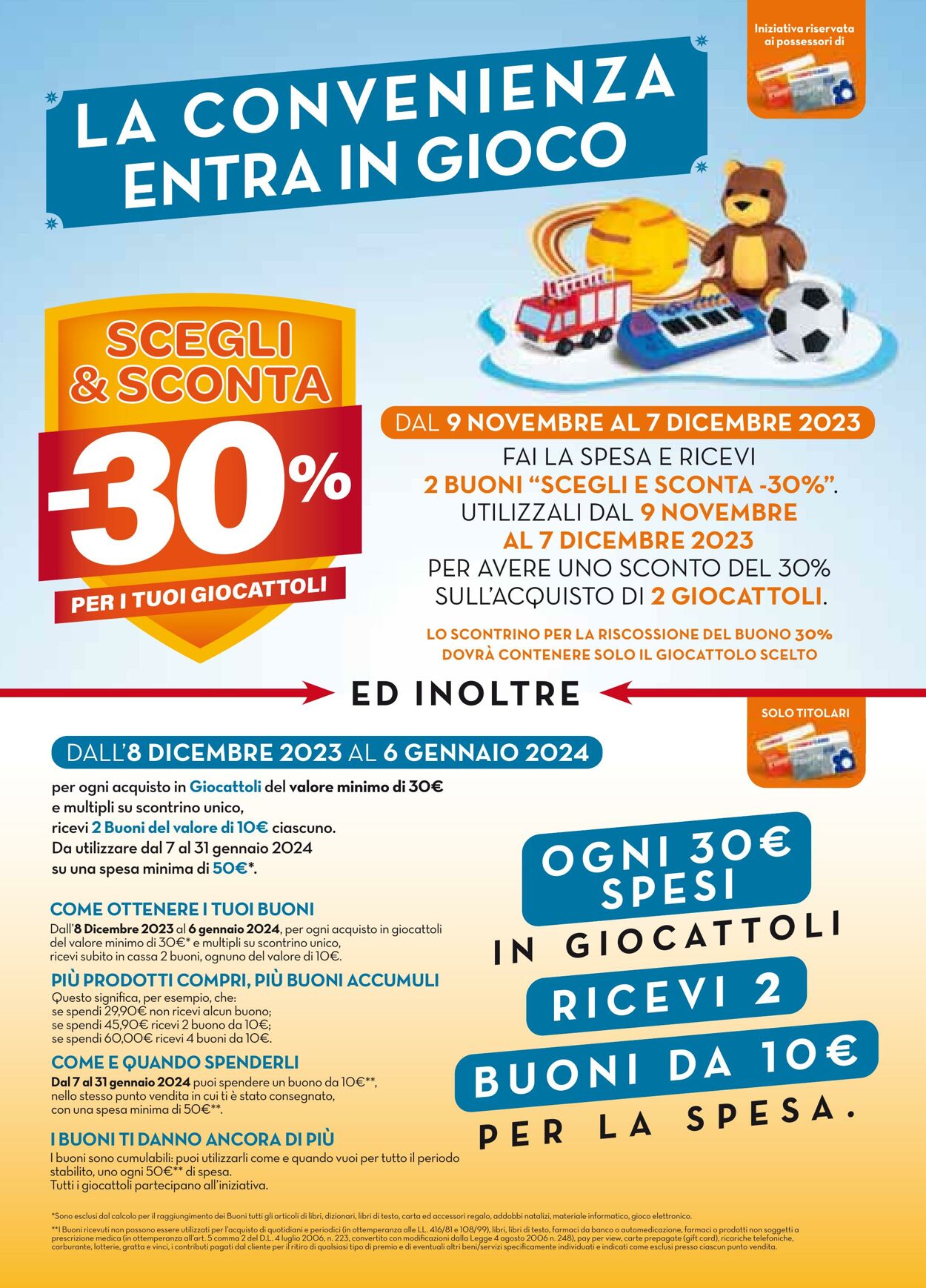 Volantino Conad 09.11.2023 - 24.12.2023