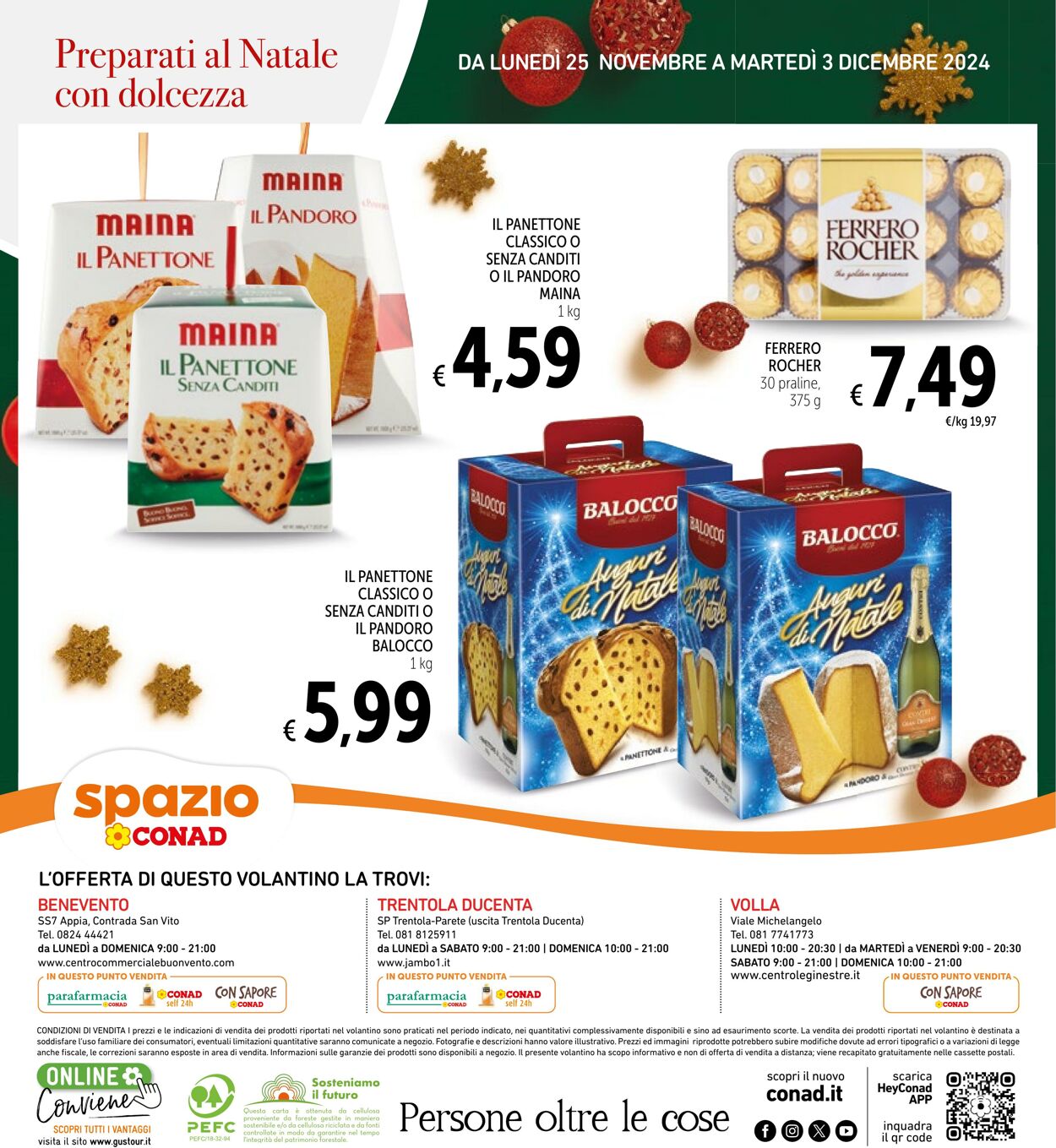 Volantino Conad 25.11.2024 - 03.12.2024