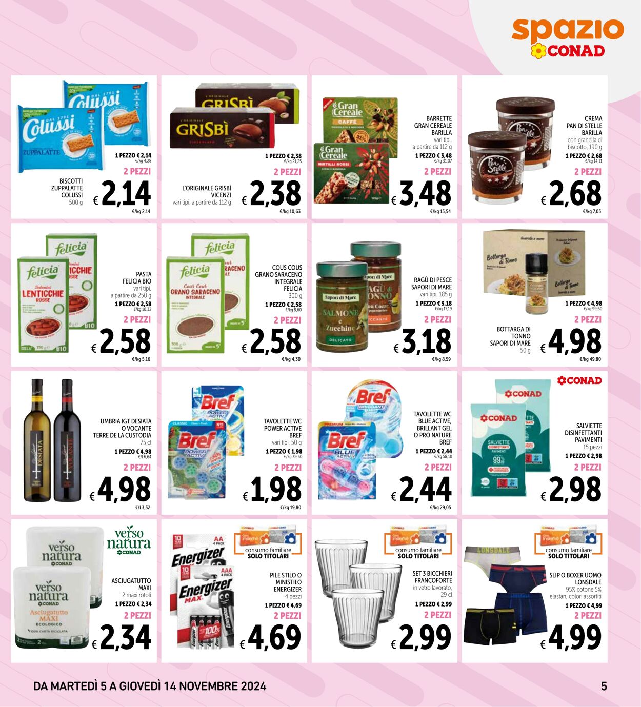 Volantino Conad 05.11.2024 - 14.11.2024