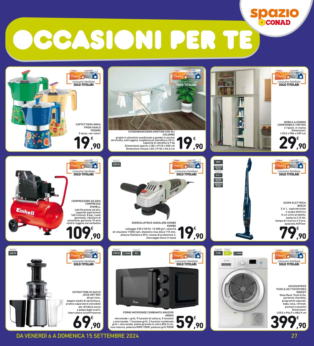 Volantino Conad 06.09.2024 - 15.09.2024