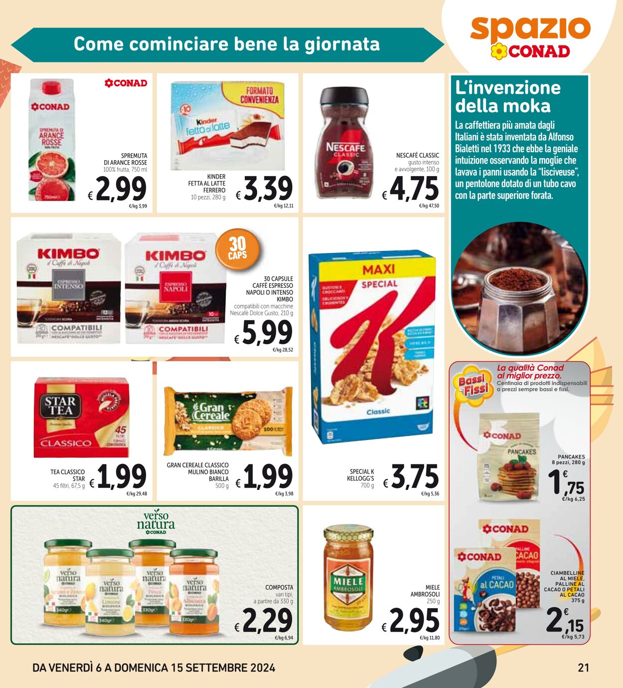 Volantino Conad 06.09.2024 - 15.09.2024