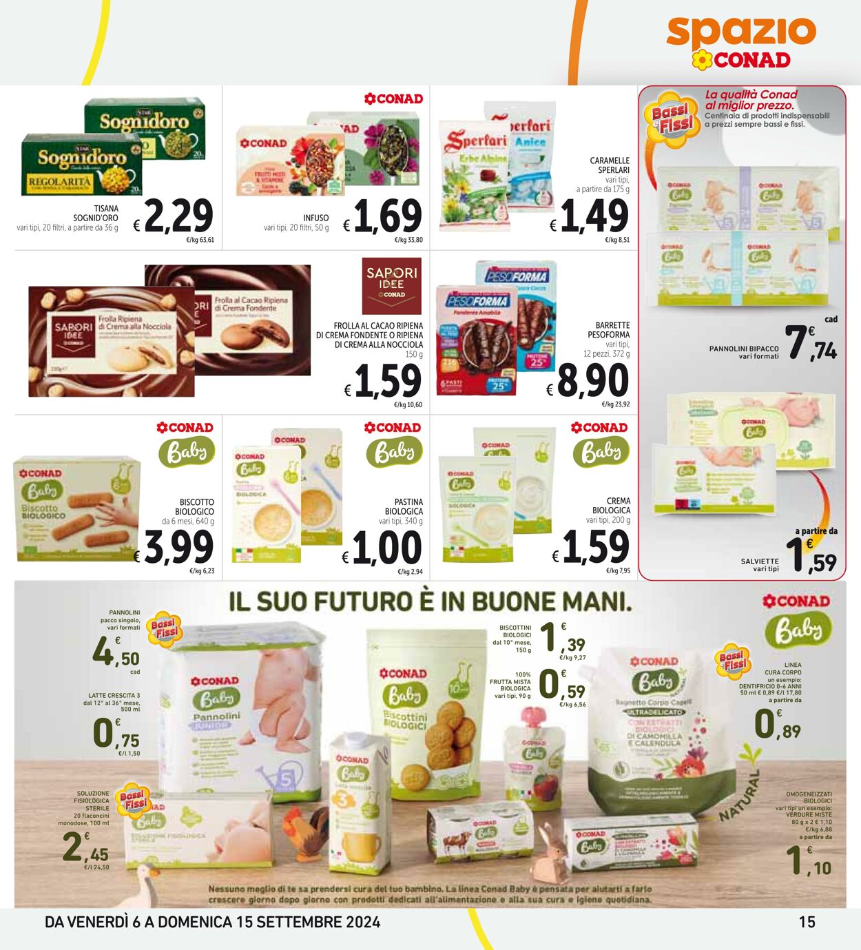 Volantino Conad 06.09.2024 - 15.09.2024