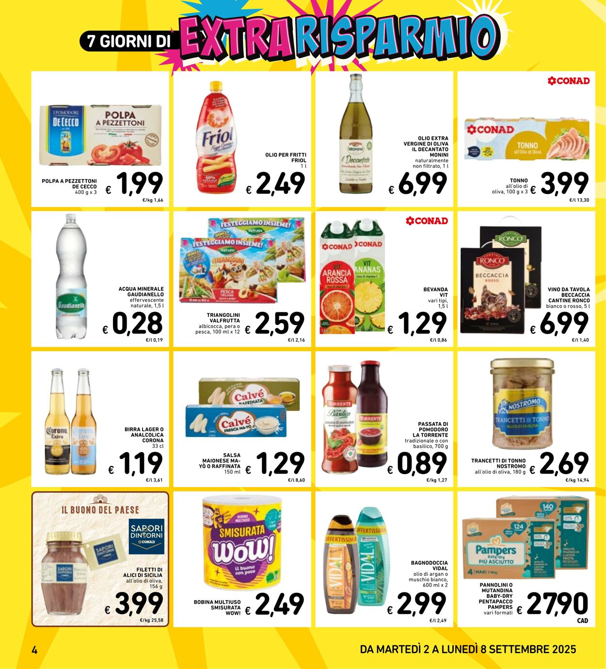 Volantino Conad 27.08.2025 - 27.08.2025