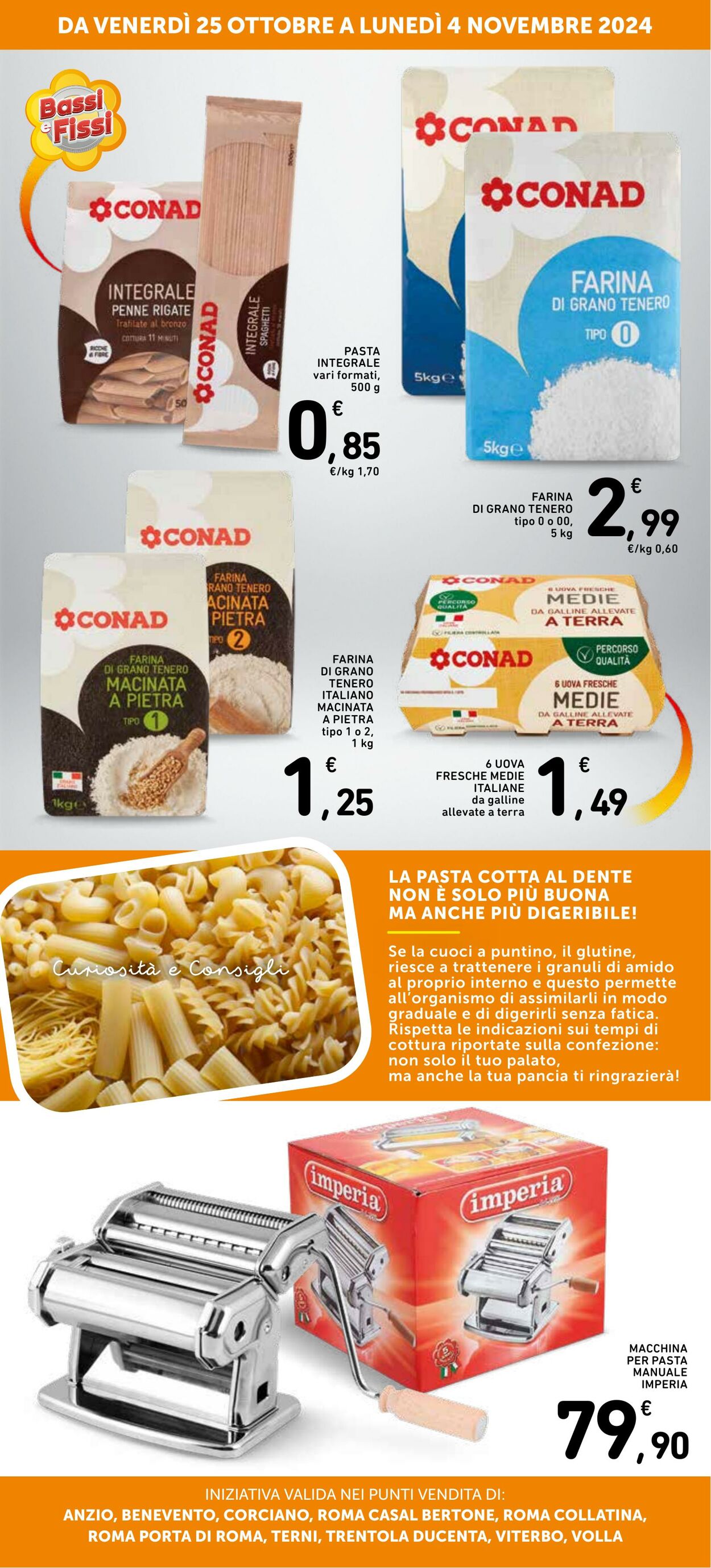 Volantino Conad 25.10.2024 - 04.11.2024