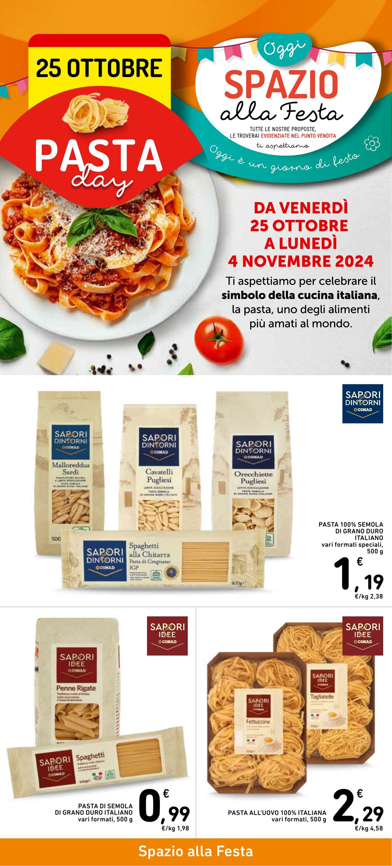 Volantino Conad 25.10.2024 - 04.11.2024