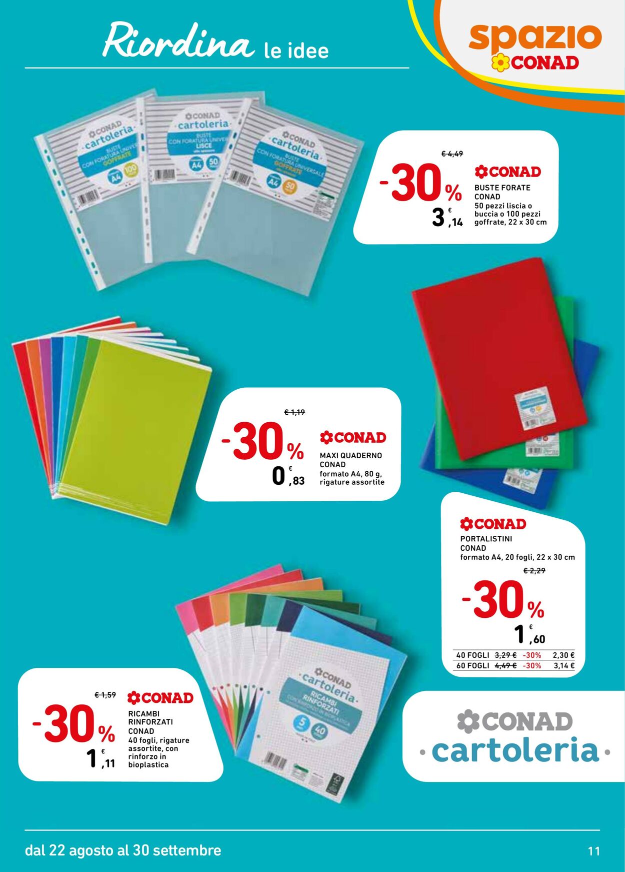 Volantino Conad 22.08.2025 - 22.08.2025