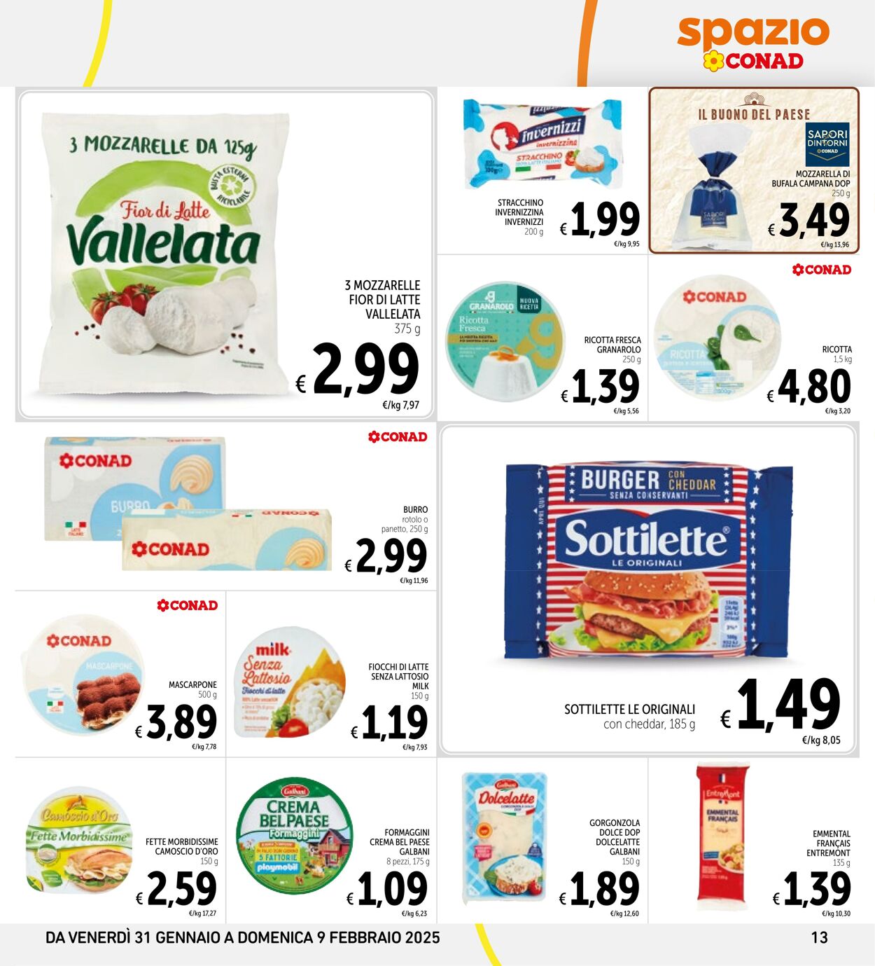 Volantino Conad 31.01.2025 - 09.02.2025