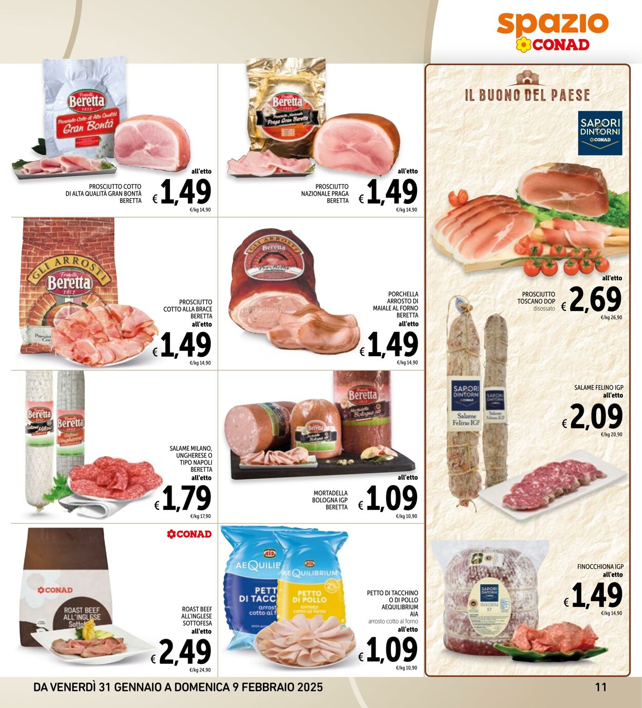 Volantino Conad 31.01.2025 - 09.02.2025