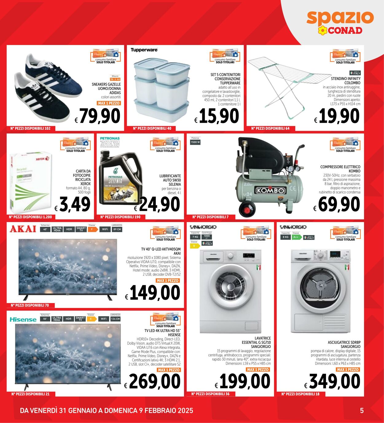 Volantino Conad 31.01.2025 - 09.02.2025