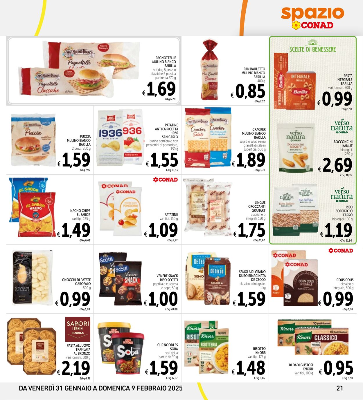 Volantino Conad 31.01.2025 - 09.02.2025