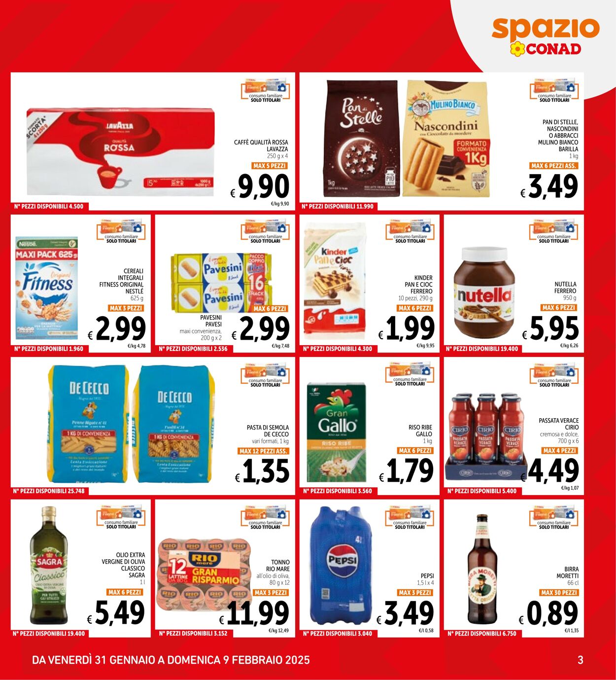 Volantino Conad 31.01.2025 - 09.02.2025