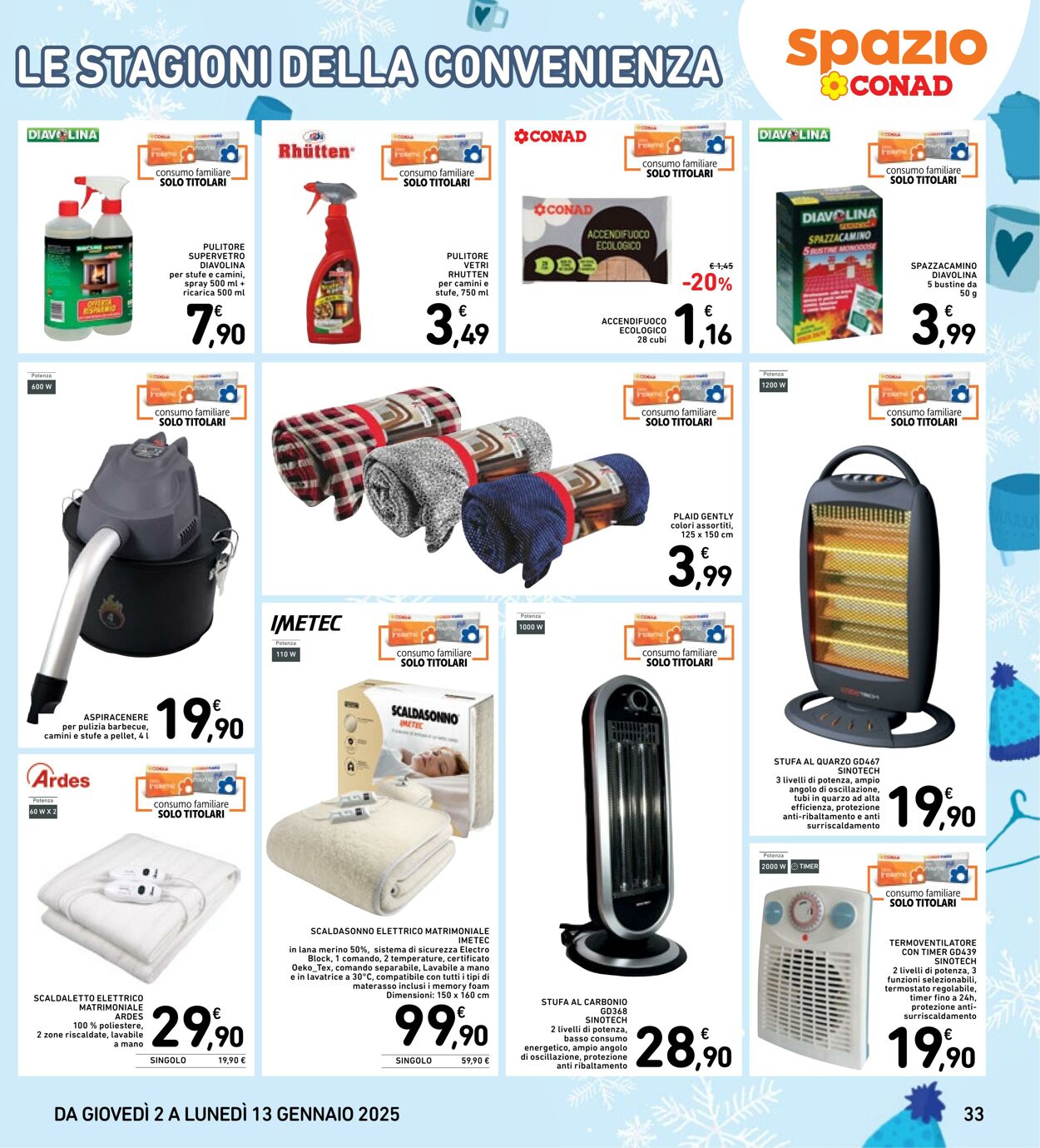 Volantino Conad 02.01.2025 - 13.01.2025