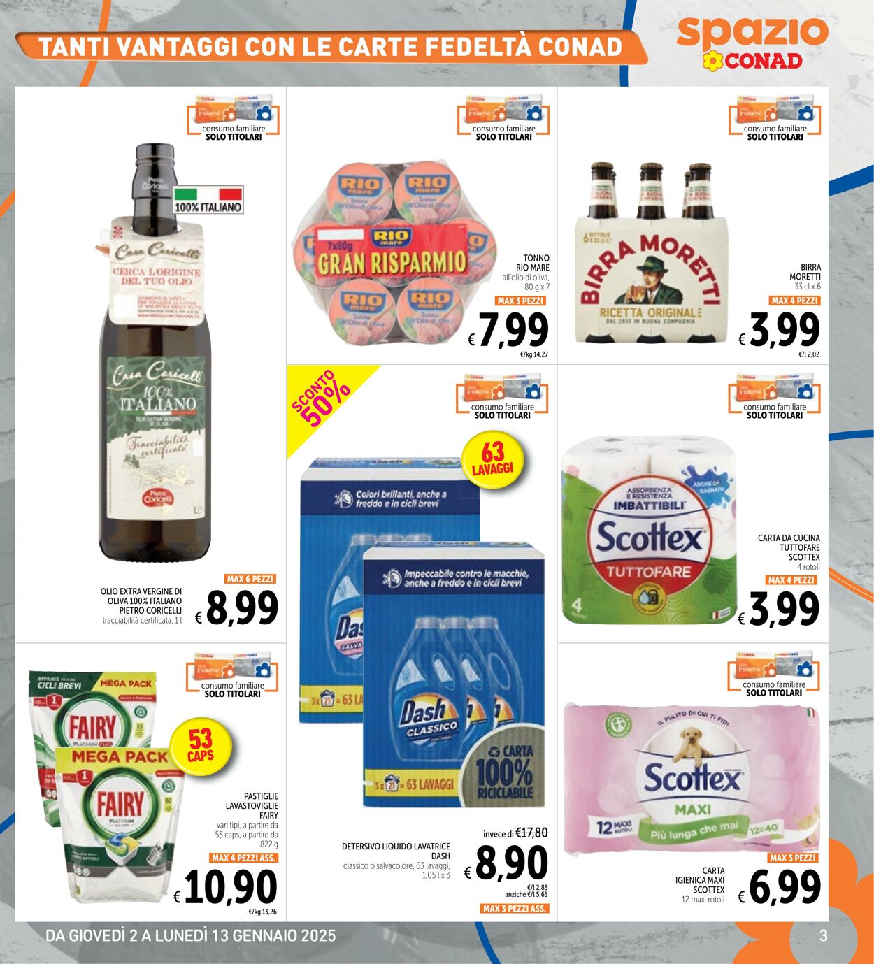 Volantino Conad 02.01.2025 - 13.01.2025