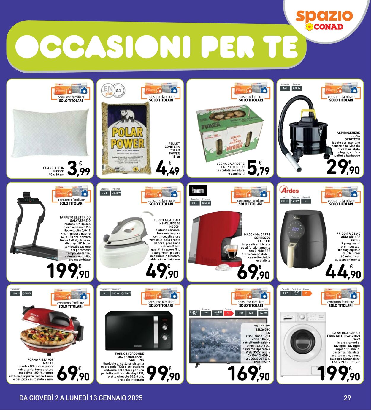 Volantino Conad 02.01.2025 - 13.01.2025