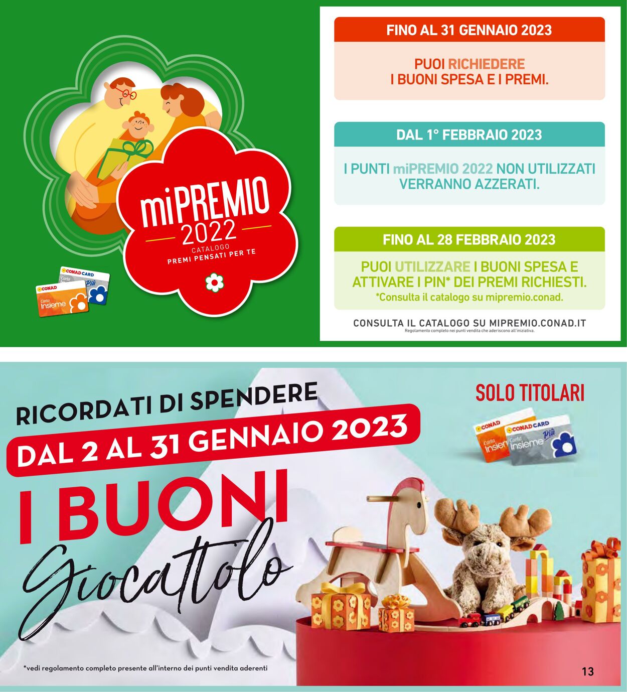 Volantino Conad 13.01.2023 - 23.01.2023