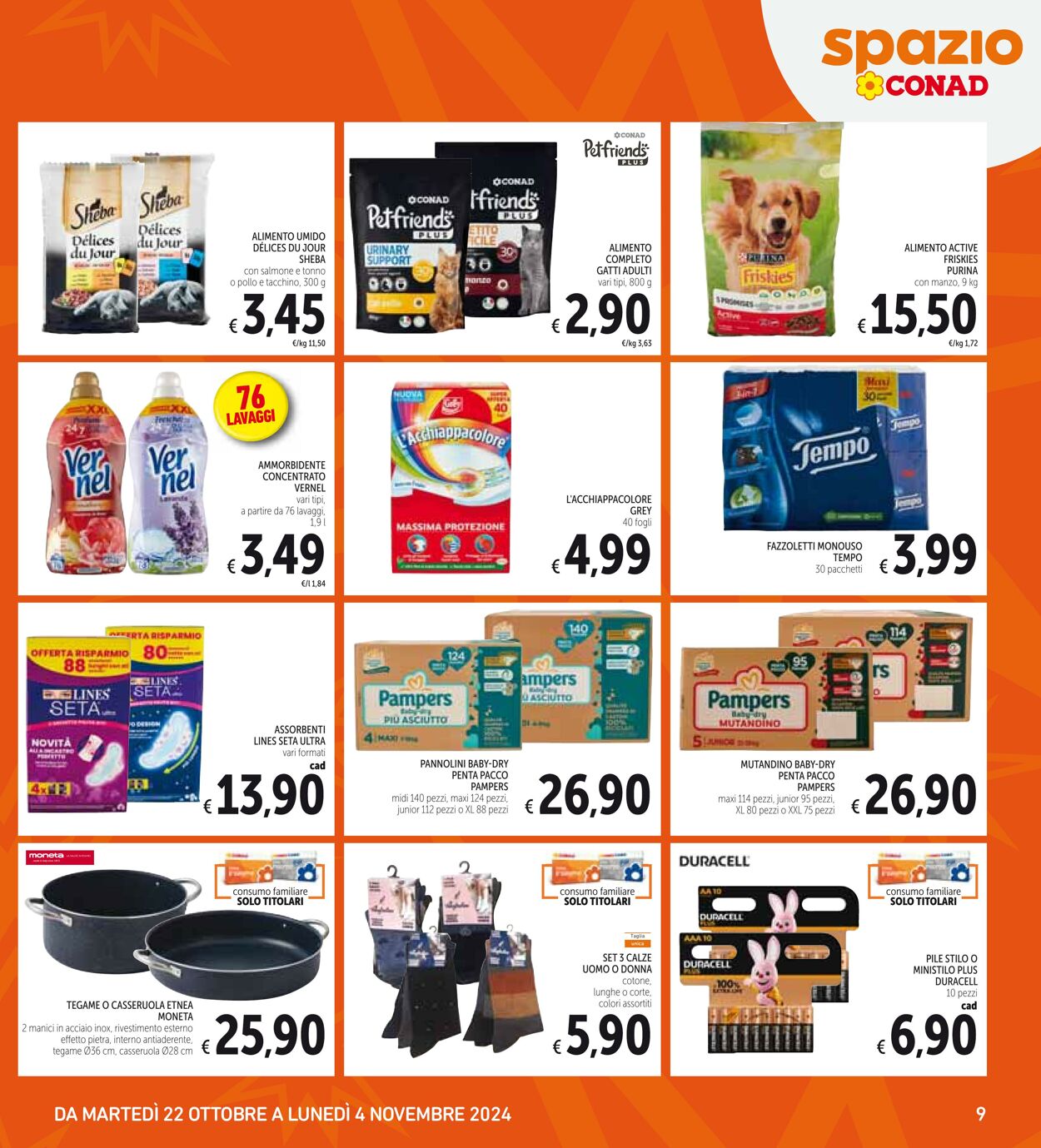 Volantino Conad 22.10.2024 - 04.11.2024