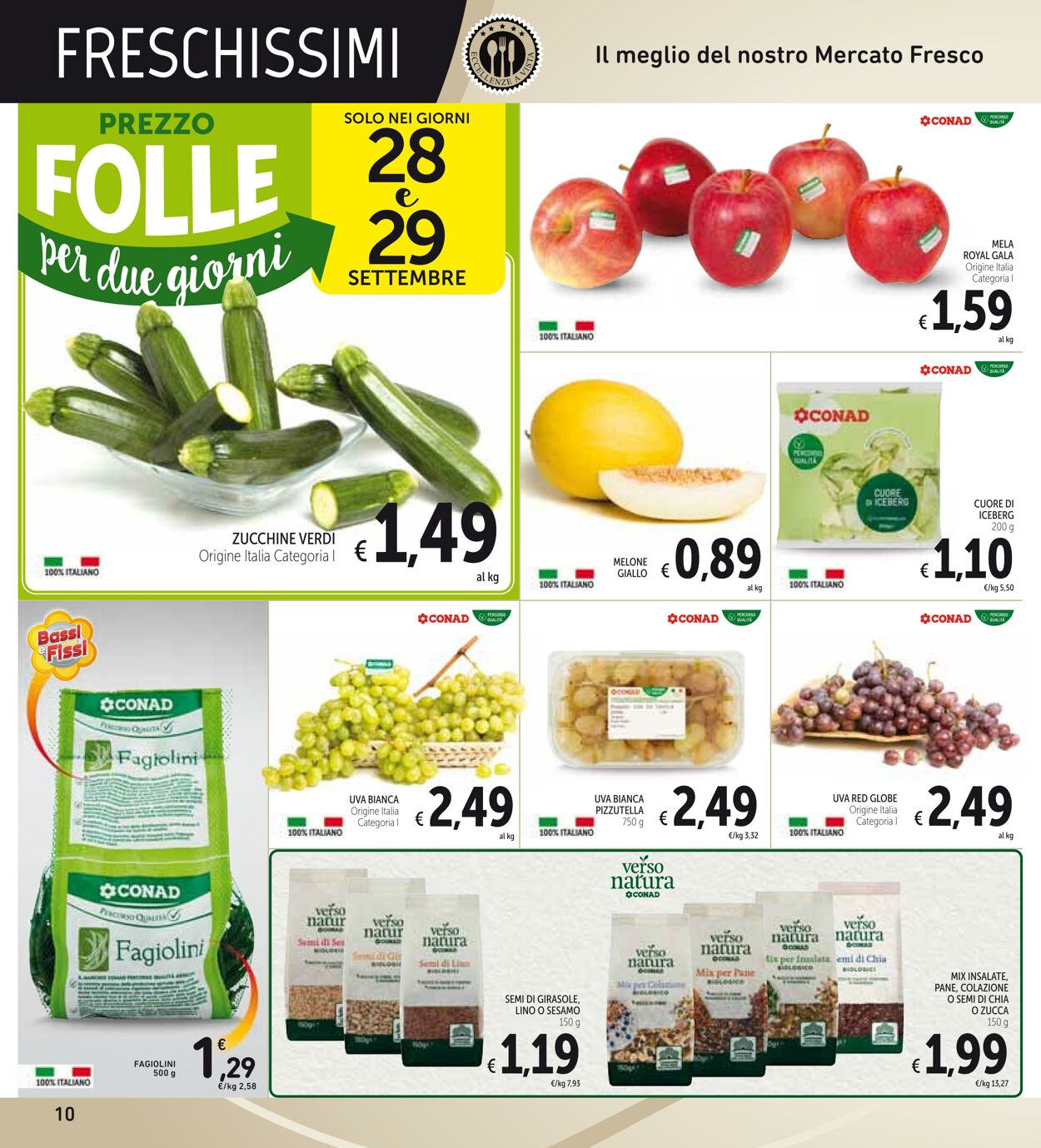 Volantino Conad 26.09.2023 - 09.10.2023