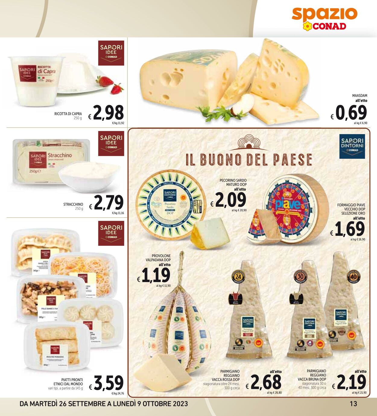 Volantino Conad 26.09.2023 - 09.10.2023