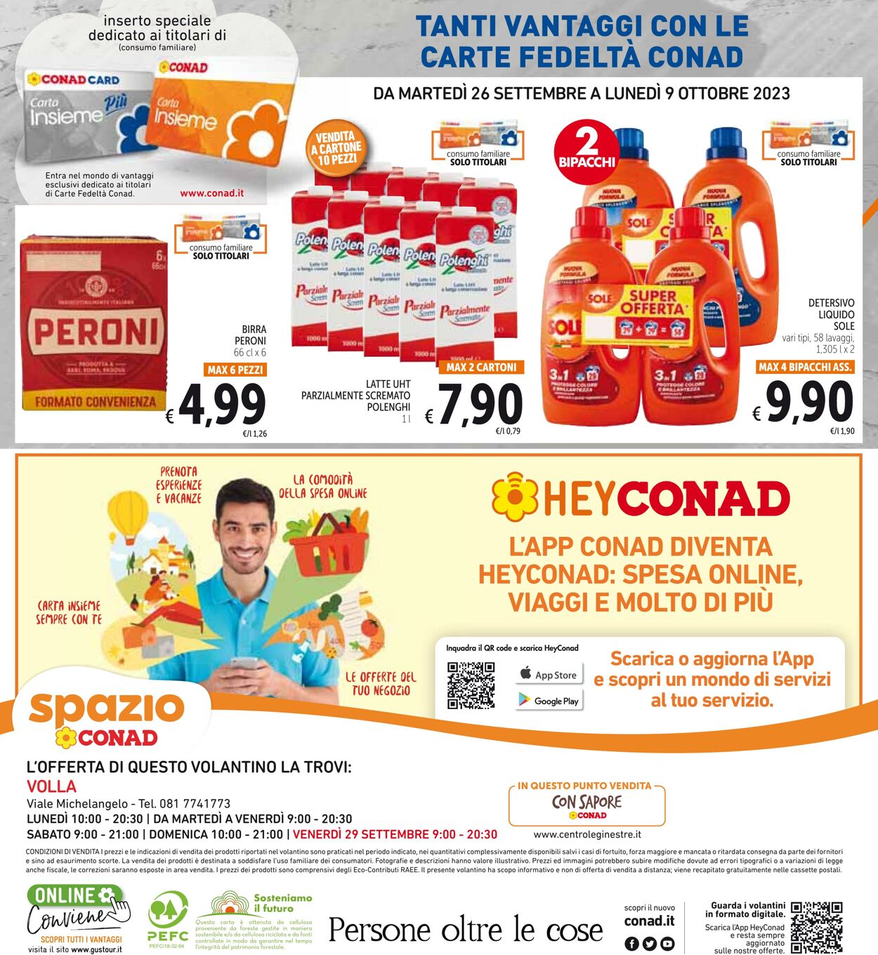 Volantino Conad 26.09.2023 - 09.10.2023