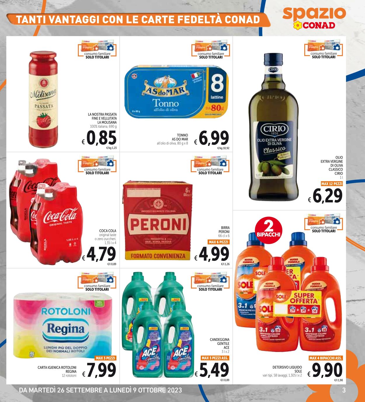 Volantino Conad 26.09.2023 - 09.10.2023