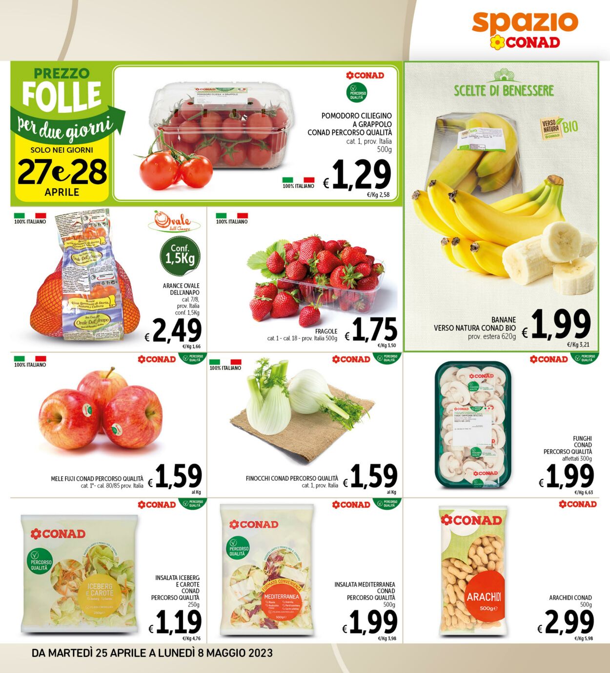 Volantino Conad 25.04.2023 - 08.05.2023