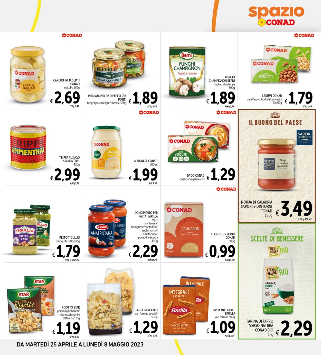 Volantino Conad 25.04.2023 - 08.05.2023