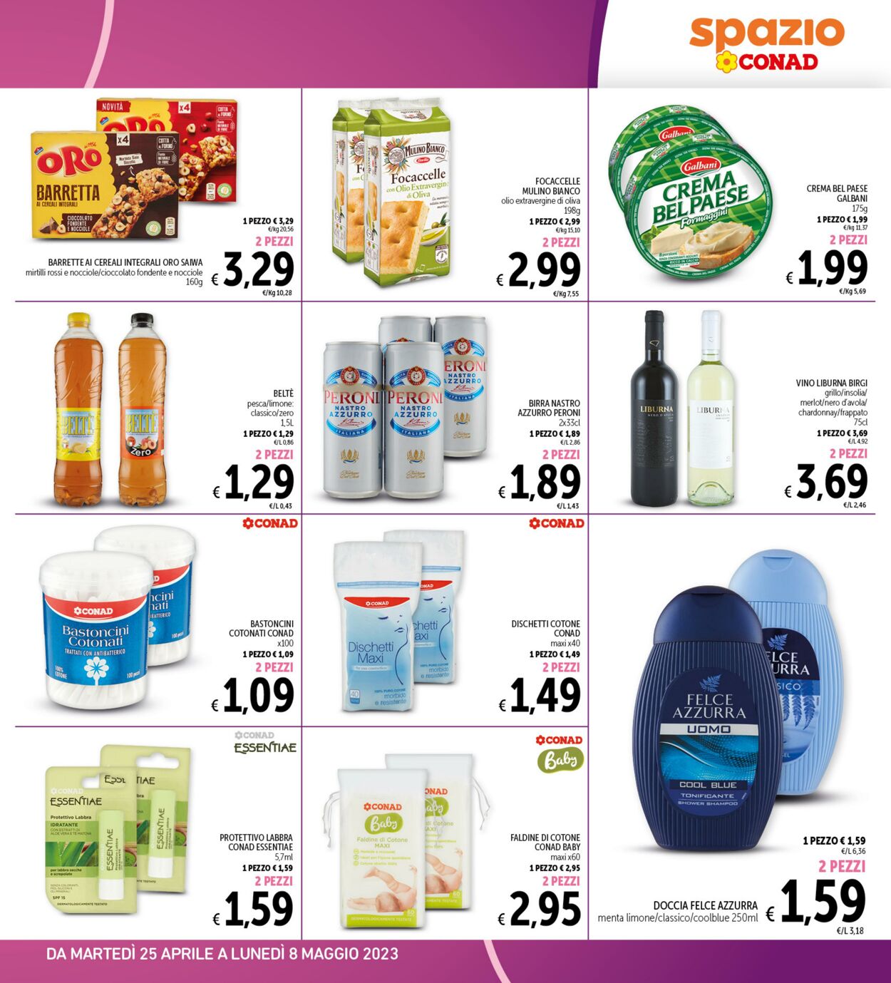 Volantino Conad 25.04.2023 - 08.05.2023