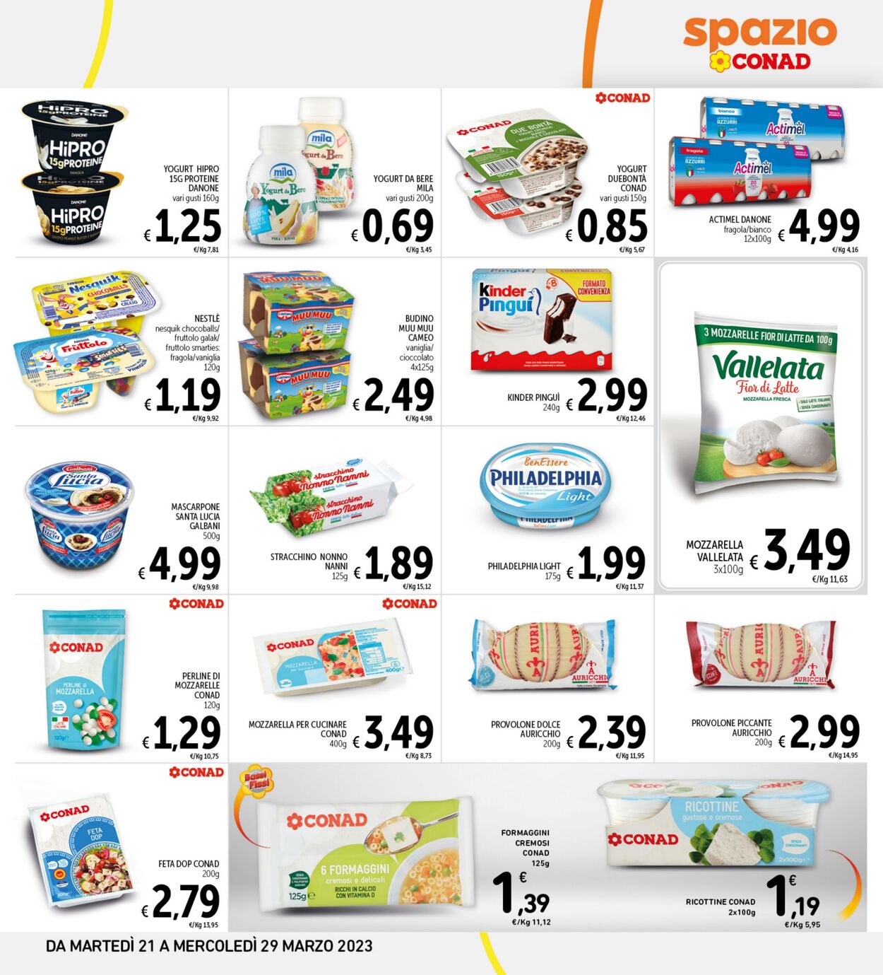 Volantino Conad 21.03.2023 - 29.03.2023