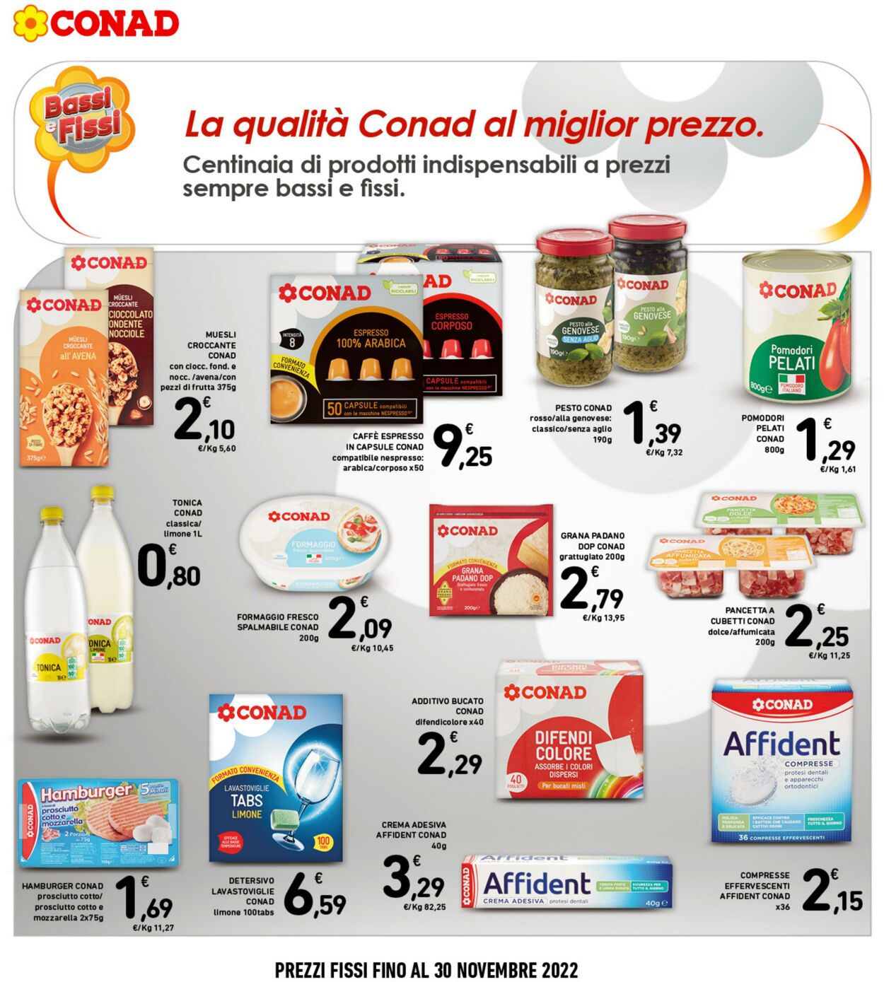 Volantino Conad 08.11.2022 - 21.11.2022