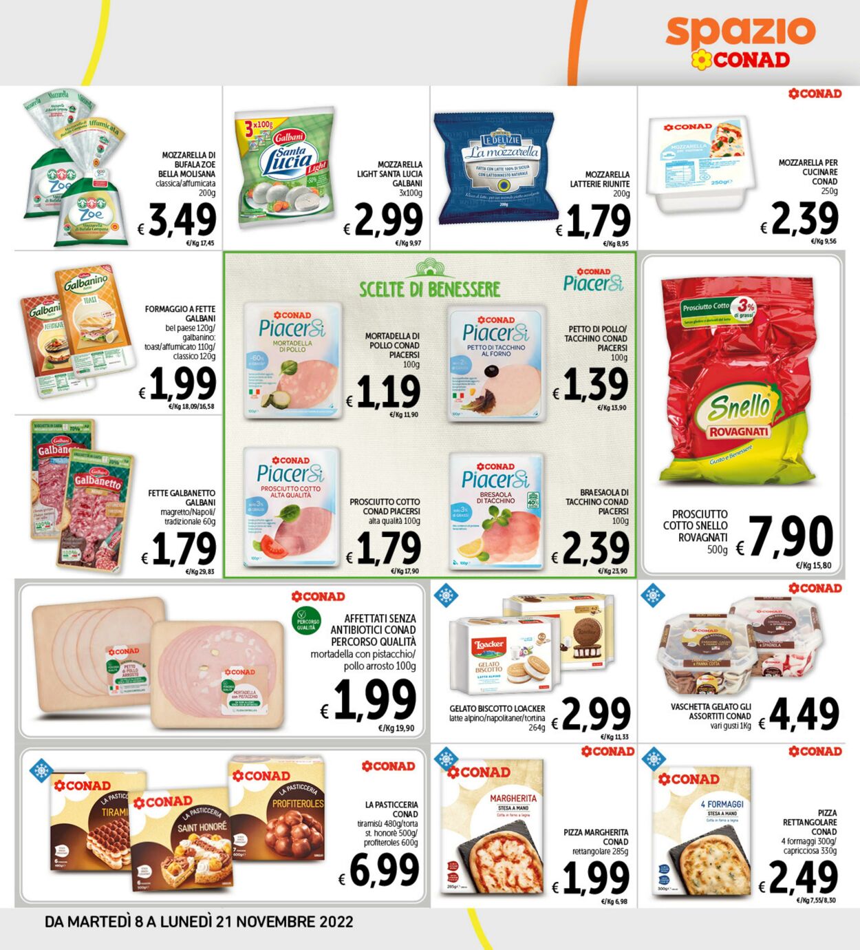 Volantino Conad 08.11.2022 - 21.11.2022