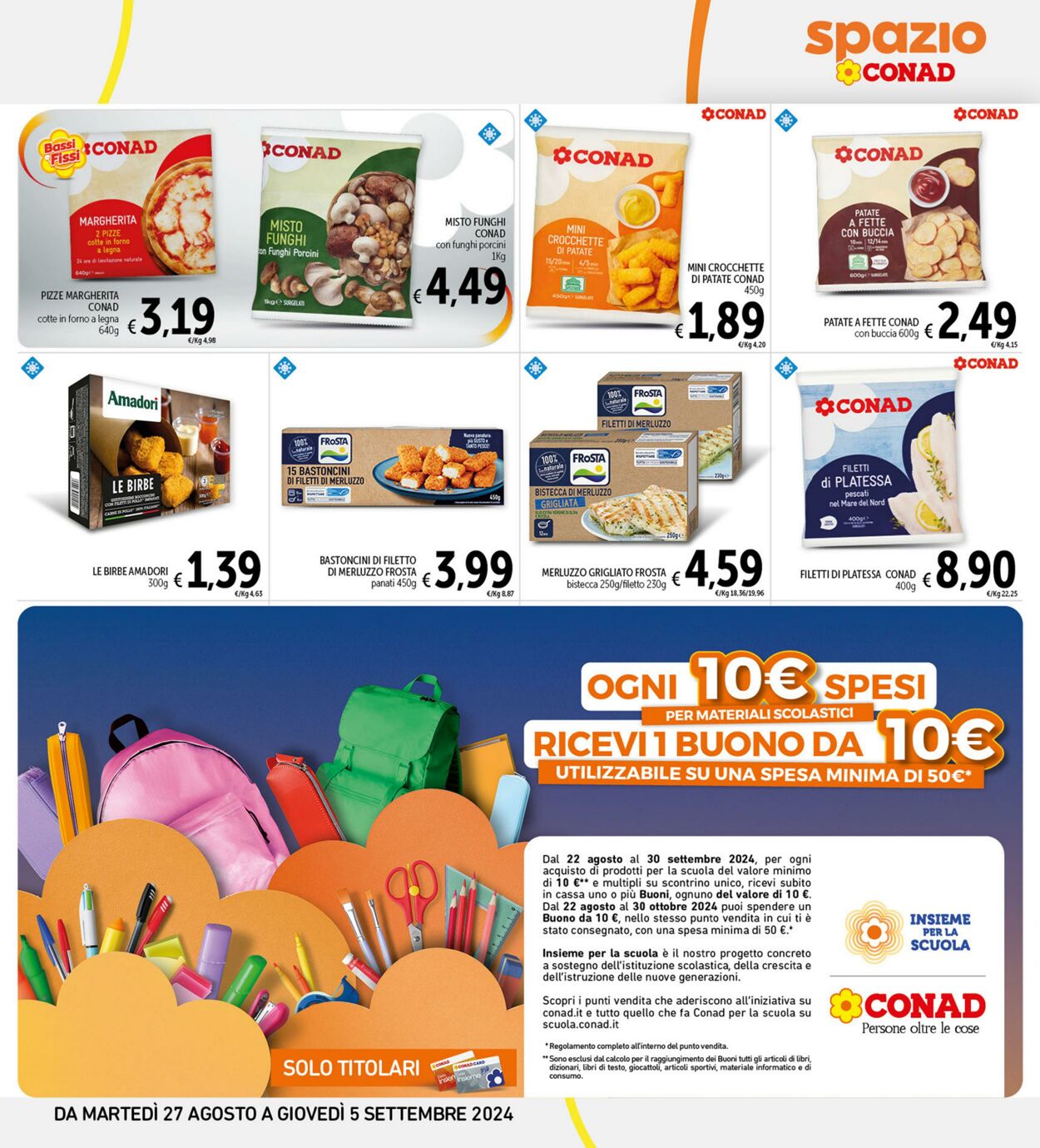 Volantino Conad 27.08.2024 - 05.09.2024