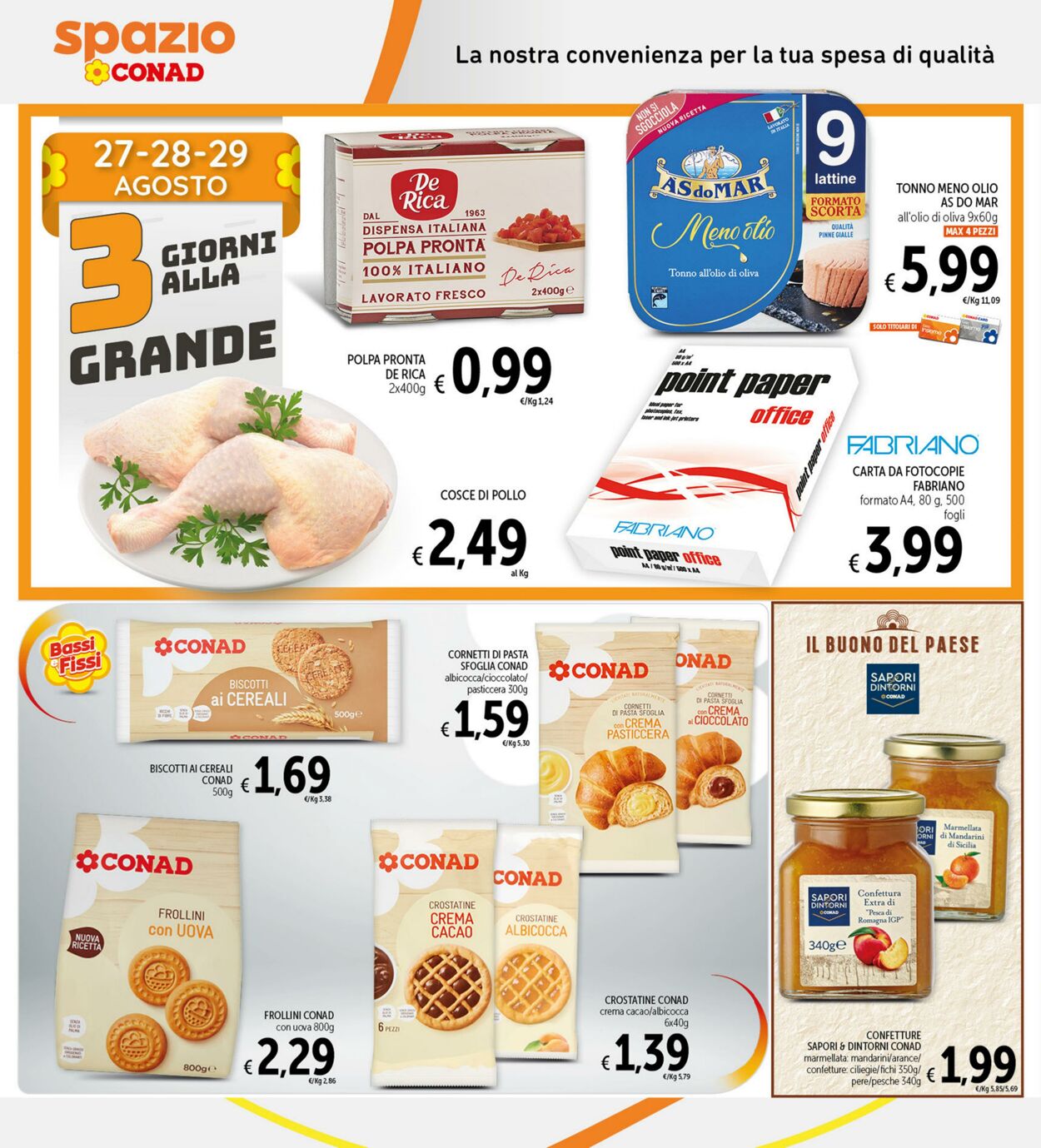 Volantino Conad 27.08.2024 - 05.09.2024