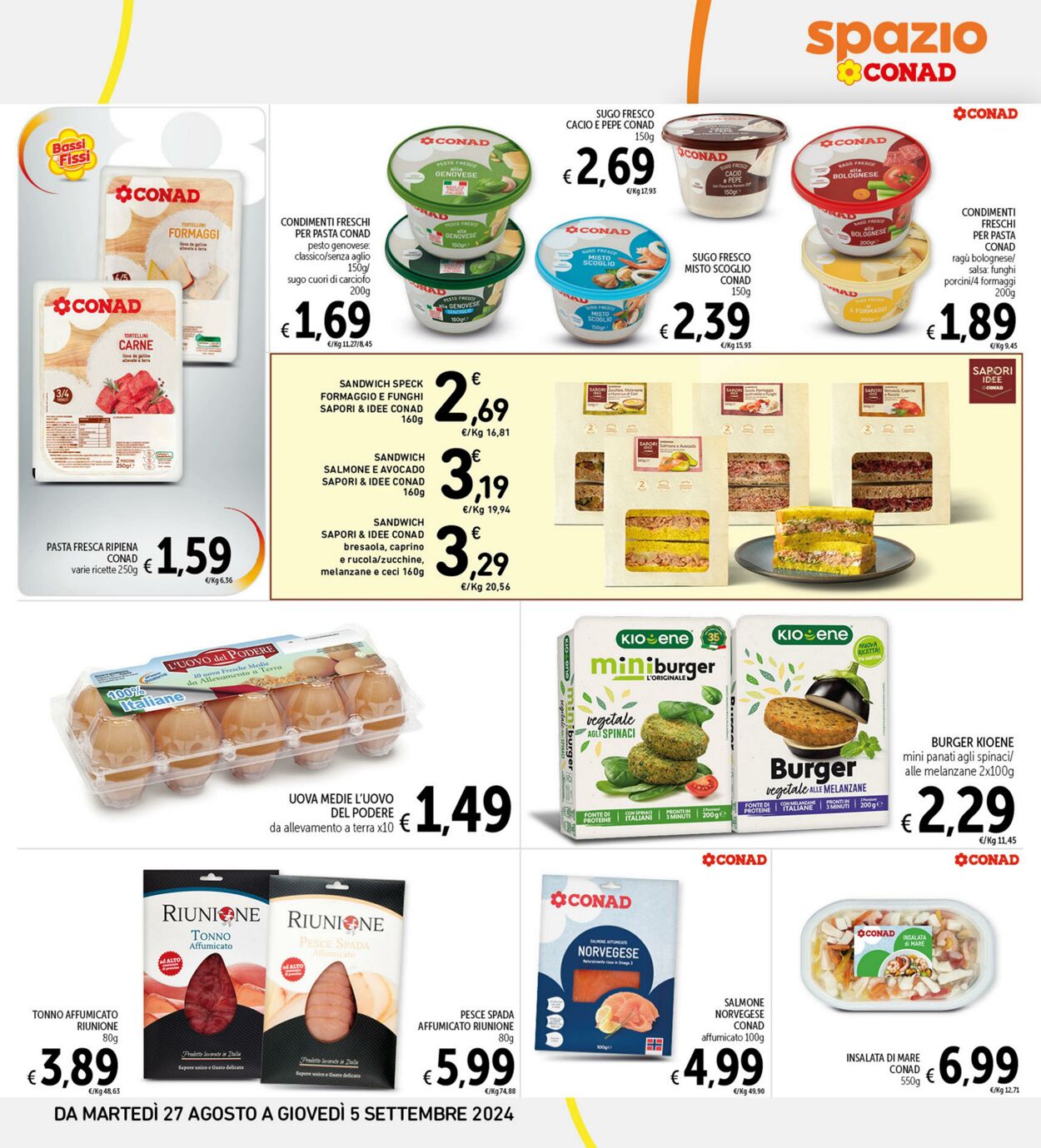 Volantino Conad 27.08.2024 - 05.09.2024