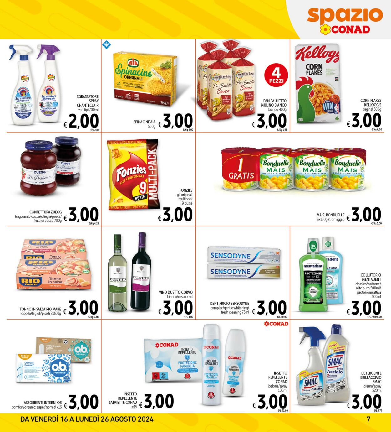 Volantino Conad 16.08.2024 - 26.08.2024