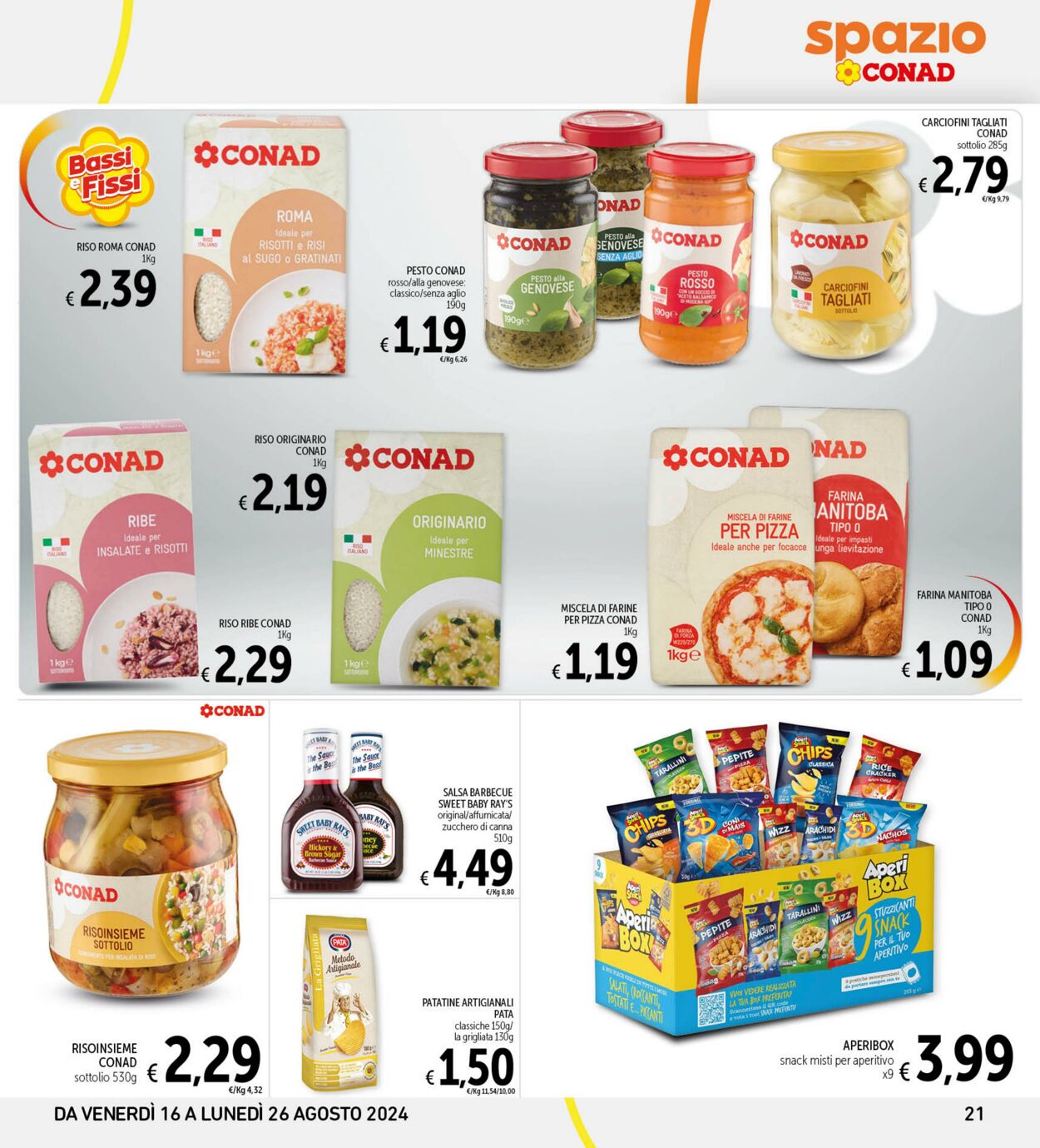 Volantino Conad 16.08.2024 - 26.08.2024