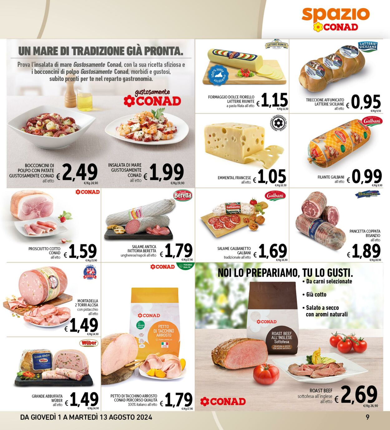 Volantino Conad 01.08.2024 - 13.08.2024