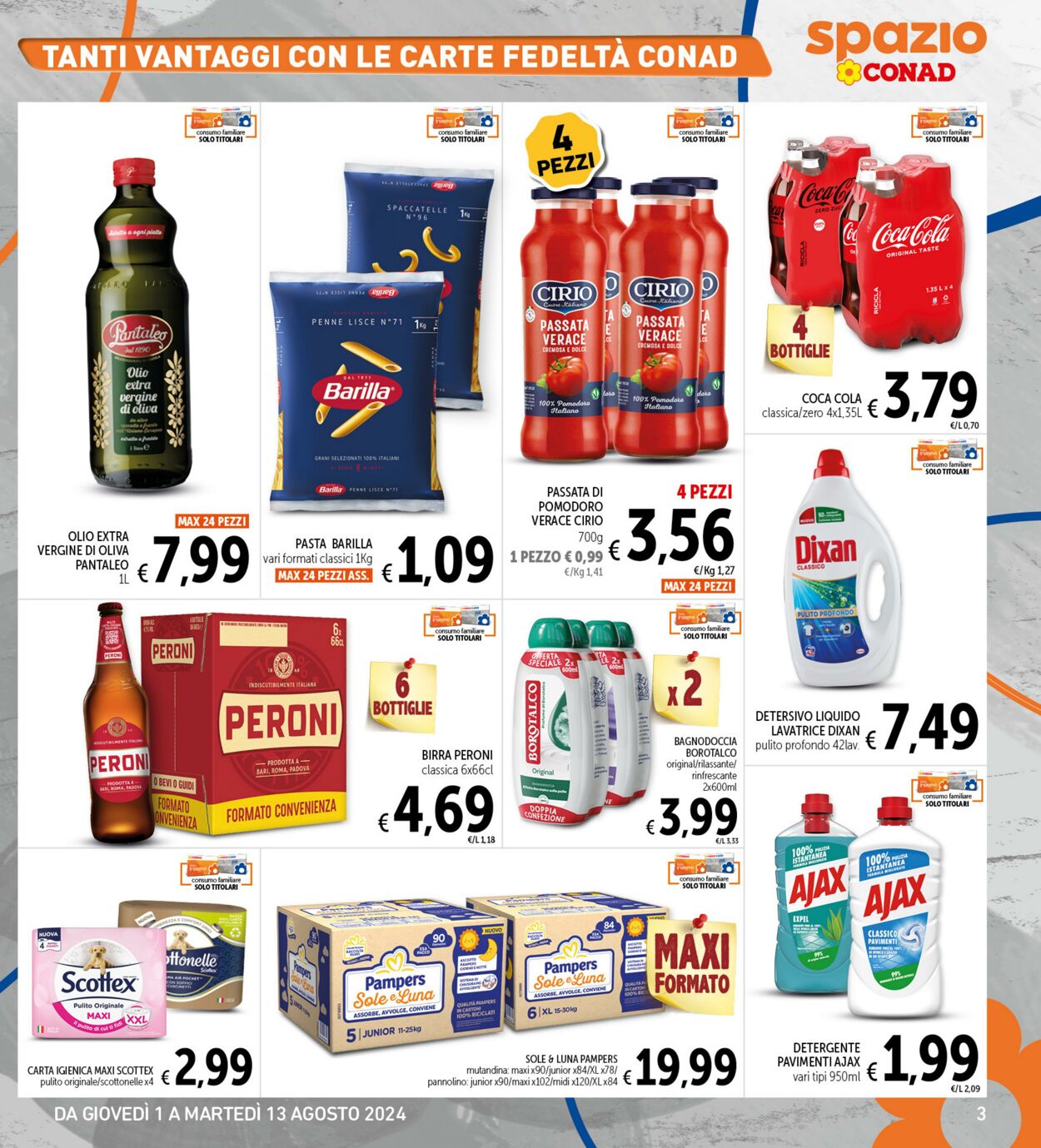 Volantino Conad 01.08.2024 - 13.08.2024