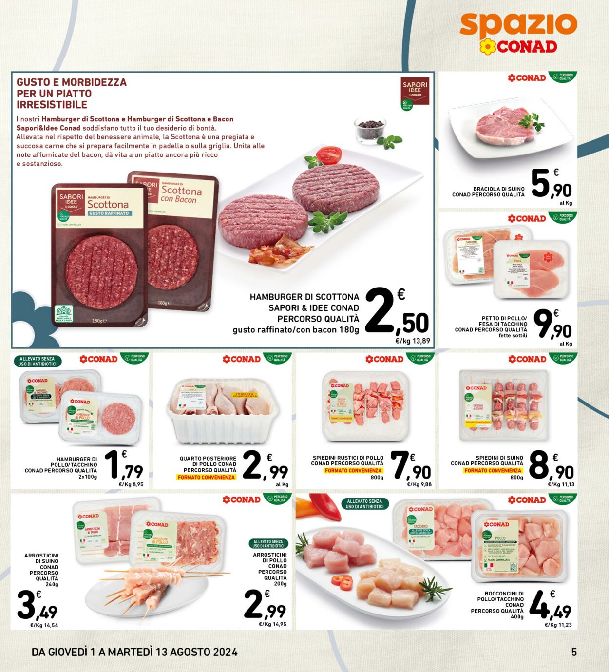 Volantino Conad 01.08.2024 - 13.08.2024