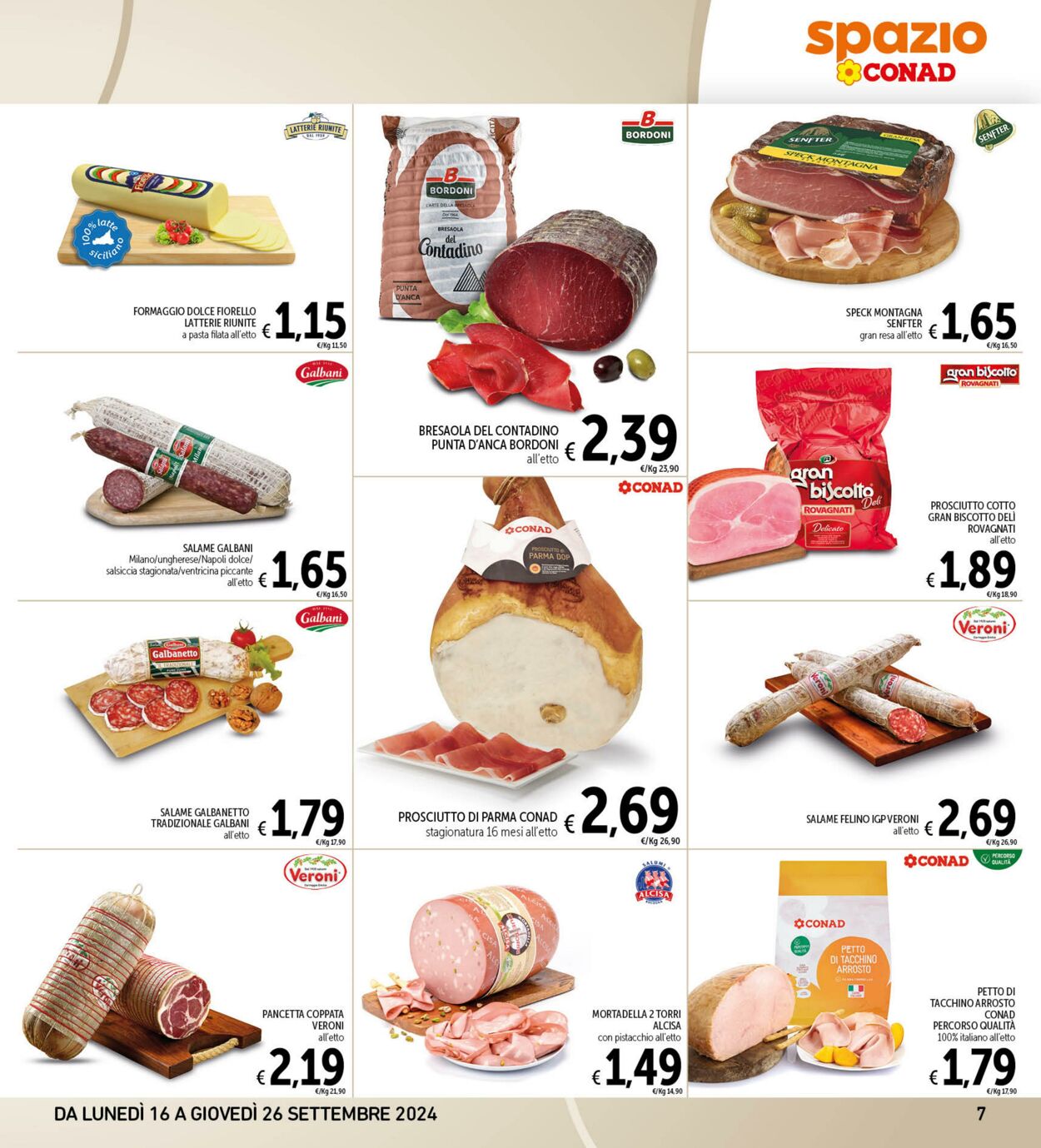 Volantino Conad 16.09.2024 - 26.09.2024