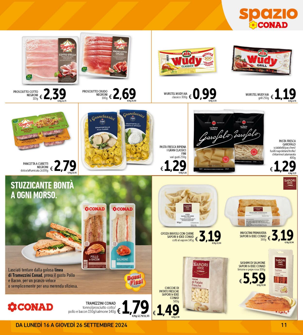 Volantino Conad 16.09.2024 - 26.09.2024