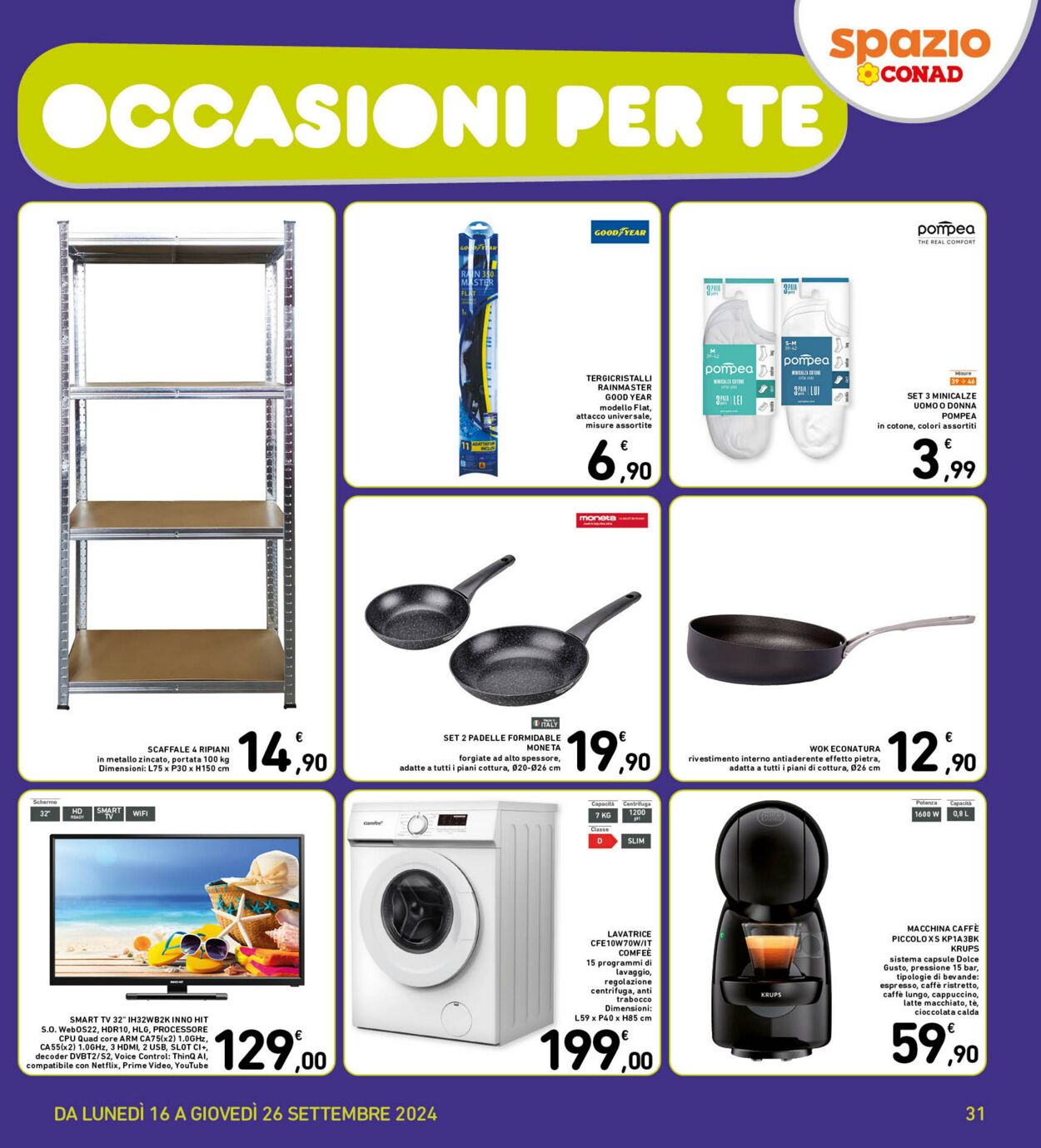 Volantino Conad 16.09.2024 - 26.09.2024