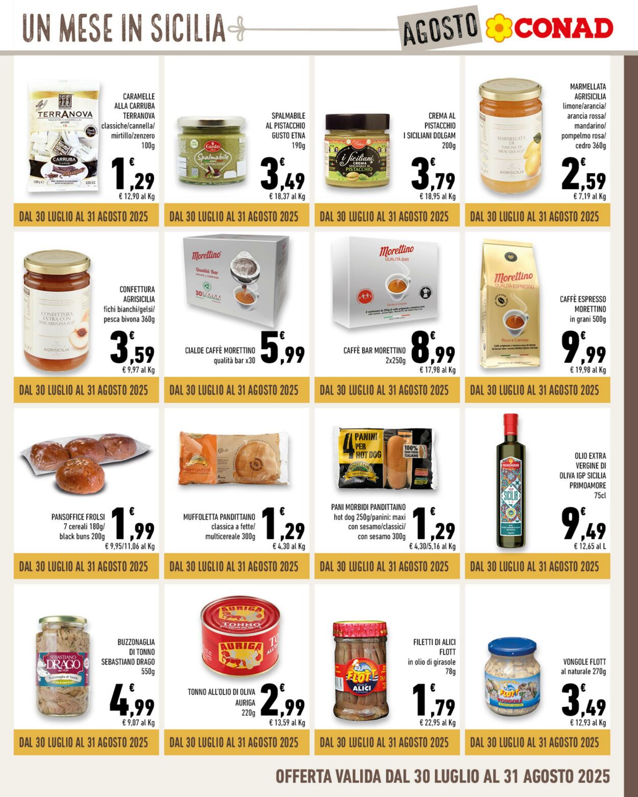 Volantino Conad 07.08.2025 - 07.08.2025
